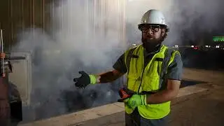 Mine Fire Suppression Simulation | Foam-Based Void Filling Demonstration