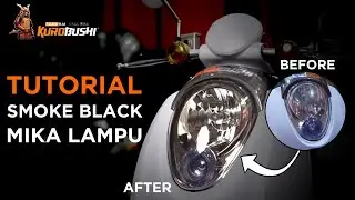 TIPS PENGECATAN SMOKE BLACK PADA MIKA LAMPU I CANDY BLACK CD111*