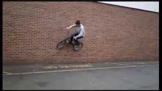 First wallrides BMX