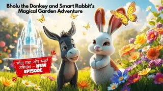 Bholu the Donkey and Smart Rabbit Magical Garden Adventure | भोलू गधा और चीकू खरगोश | Hindi Cartoon