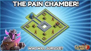 *THE PAIN CHAMBER* Who Will Survive?! - TH12 (Town Hall 12) Troll Base - Clash of Clans