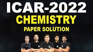 ICAR-2022 || Paper Solution || Subject - Chemistry  || Royal Institute of Competition, Udaipur
