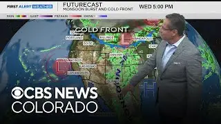 Three days of Monsoon moisture for Colorado