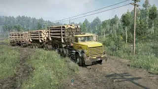 SnowRunner &ndash; Delivering Heavy Logs | Extreme Off-Road Logging Mission