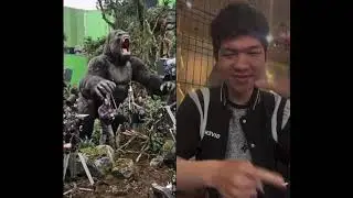 Does anyone remember watching the movie about the deaf monkey the other day? 🤗🤣 #deaf #sangvlogdeaf 
