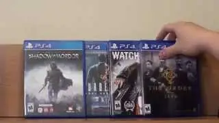 Playstation 4 Game Haul - 4 Awesome Titles!!