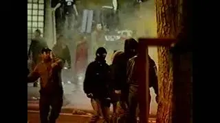 Lazio - Roma 2003/2004 derby sospeso - video integrale partita scontri contro la polizia - amarcord