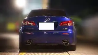 LEXUS IS-F iCode full Titanium Center Muffler + Rear Muffler