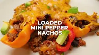 Loaded Mini Pepper Nachos