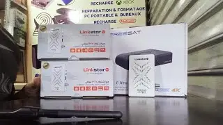 الجـــــديــــــــد 💣احسن أجهزة  LINKSTAR مندمجة مع جهاز الاستقبال💥NASHAR TV بمواصفات رائعة فوريفر 