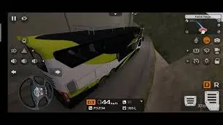 bus Accident😭bus out of control //bus simulator Indonesia game bus # bus # driving