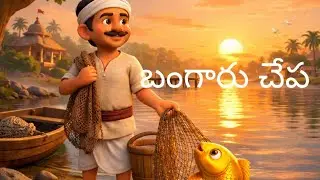 చేపల వాడికి దొరికిన బంగారు చేప | హృదయాన్ని తాకే నీతి కథ #telugumoralstory #goldenfishstory telugu 
