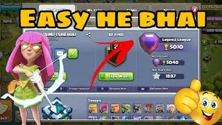 Easy way to push legend league in th13 clash of clans | NAIM009