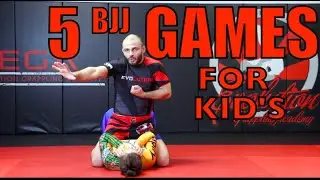 5 BJJ Games for Kids from the Mount | Kids BJJ Games | Grappling Games |
