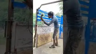 Pickup body colour #restore #painting #colour #modified #denting #youtube #viralshorts #viralvideo