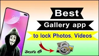 How to lock photos in android phone in telugu | Tech chandra