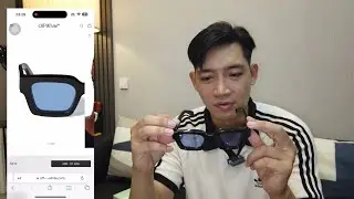 Đập Hộp Mắt K&iacute;nh OFF WHITE Virgil Sunglasses Si&ecirc;u Hot