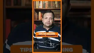Master the art of reading SC judgements. #shorts #landmarkjudgment