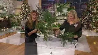 Simply Stunning Outdoor Real Touch Cascading Greens Picks by Janine Graff on QVC