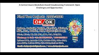 A Context Aware Blockchain Based Crowdsourcing Framework Open Challenges and Opportunities