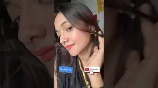 #simple #saree #makeup 🌻 #makeuptutorial #eyemakeup #shortvideo #wedding #blacksaree #shortsfeed