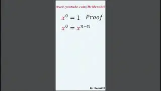 Proof X^0=1 #math #education #algebra #school #mathproblems #calculus #study #learning