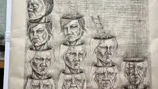 Home lithography printing process by Valerie Syposz