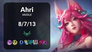 Ahri vs T1 Faker Aurora MIDDLE - KR  Patch 15.9