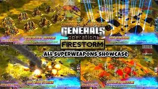 ☢️ The BEST Superweapons Ever in Generals Zero Hour Mods!💣 ALL SUPERWEAPONS in Firestorm Mod!