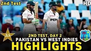 Short highlights | Pakistan vs west indies | 2nd Test day 2 | world cricket