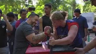 Dominican Armwrestling League - Zvonko Raste Sparring Session