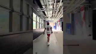Walk with us. #pll #lacrosse #lax #gillettestadium #boston #tunnel #walkout