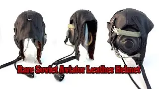 Rare Vintage Soviet Pilot Helmet 1957 USSR Air Force MiG Size 57 | Вінтажний шолом ВПС СРСР