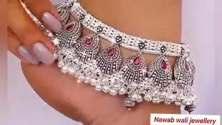 Beautiful Silver Payal Designs | Bridal, Party & Daily Wear Anklets#silverpayaldesign #silveranklet 