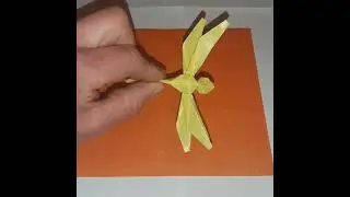 Origami dragonfly (light version) tutorial by Christians Faltenschmiede