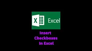 How to insert checkboxes in Excel #shorts #shortvideo