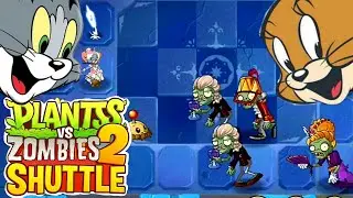 НЕОЖИДАННО  !!!! TOM AND JERRY в игре PvZ-2 Shuttle 
