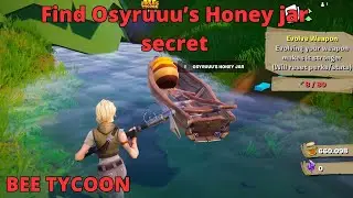 How to find secret on Bee tycoon tutorial , find hidden secret bee tycoon  Osyruuu's honey jar