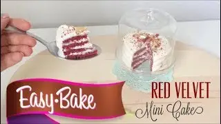 DIY Easy Bake Oven Mini Red Velvet Cake