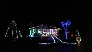 2016 christmas light show  Jingle Bell Rock  (vixen2 - 32 channel)