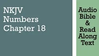 Numbers 18 - NKJV - (Audio Bible & Text)
