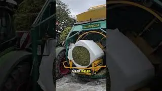 Smart Farming: How Machines Pack Animal Feed #FarmingTech #Agriculture #Innovation