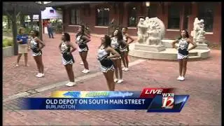 Cummings cheerleaders perform at WXII Celebrates!