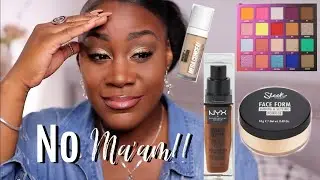Full face using makeup products I DON'T LIKE/ DO NOT work for me!