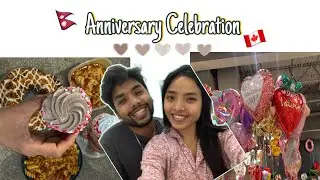 Anniversary Celebration Vlog | Nepali couple | International student in Canada | CAN 16