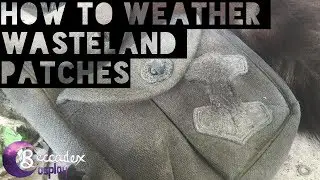 How to Weather Wasteland Patches - Wasteland 101 - Post-Apocalyptic Props - Beccadex Cosplay