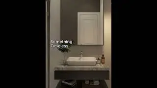 ✨ Modern Minimal Bathroom Vibes ✨