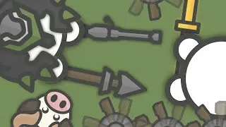 Insta-killing with boost pad in Lostworld.io (NEW SNIPER HAT) (2)!!!!!!!!