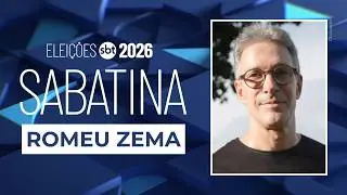 SABATINA SBT ELEIÇÕES 2026 | ROMEU ZEMA #EleiçõesSBT2026