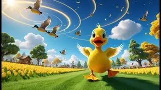 Ducky Flappy Wings Go Flap Flap Flap | Lively Duck Flapping Song for Toddlers | Fun Nursery Rhyme